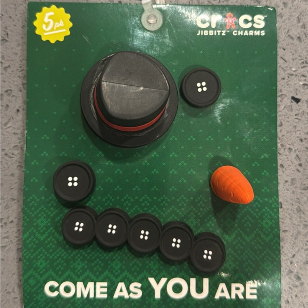 Croc jibbitz “Come As You Are” FROSTY